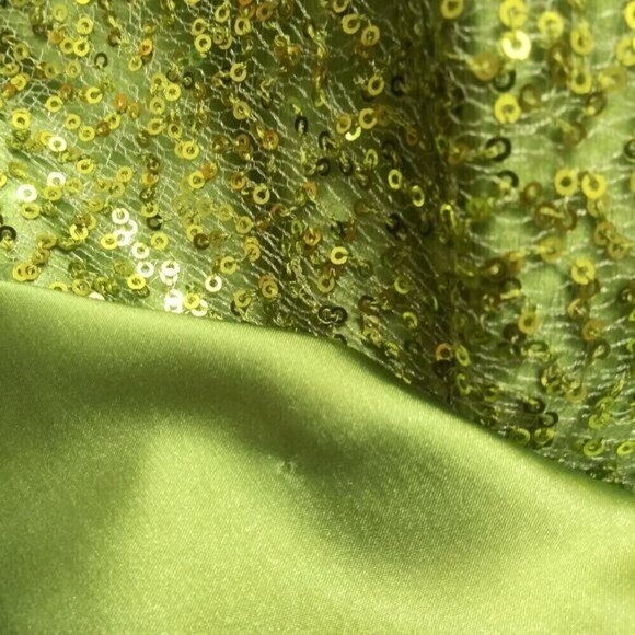 JESSICA McCLINTOCK GUNNE SAX Strapless A-Line Bubble Hem Dress Sz 11 Sequins NWT - Picture 10 of 12